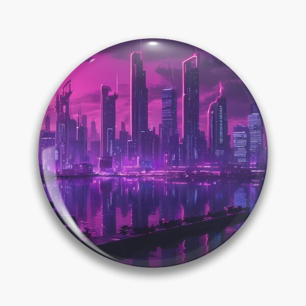 Item preview, Cyberpunk City Skyline designed and sold by papi1998.