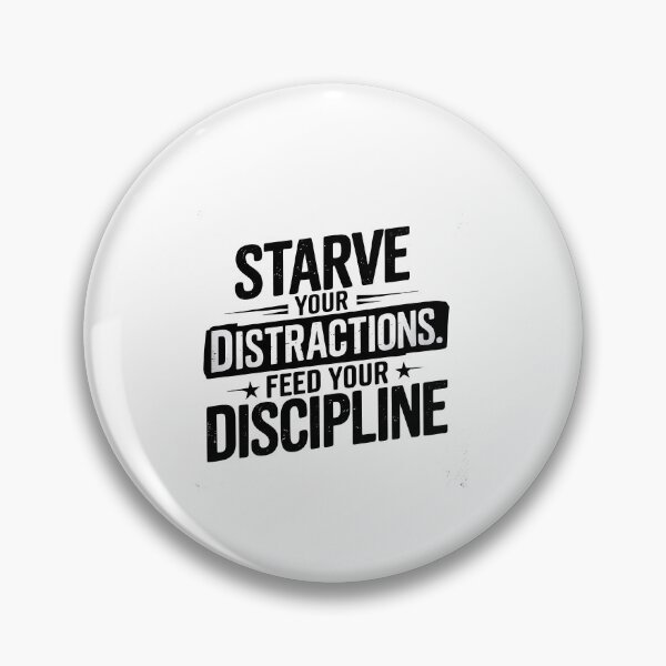 Item preview, Feed Your Discipline Motivational Saying designed and sold by Logiamerch.