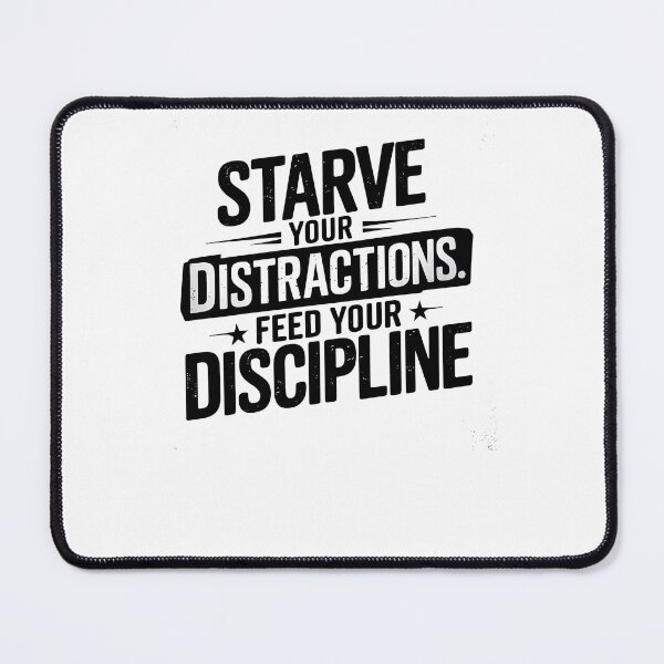 Item preview, Feed Your Discipline Motivational Saying designed and sold by Logiamerch.