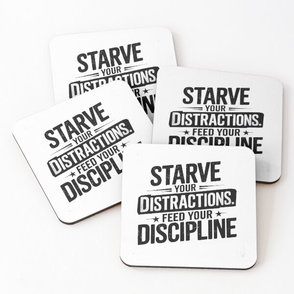 Item preview, Feed Your Discipline Motivational Saying designed and sold by Logiamerch.