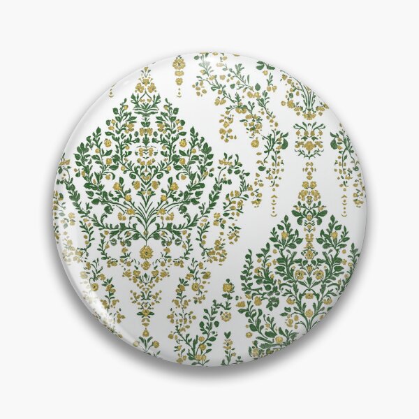 Item preview, Thai-Inspired Seamless Patterns - Digital Gold, Lime Green & Pale Green Designs designed and sold by IssaraStudio.