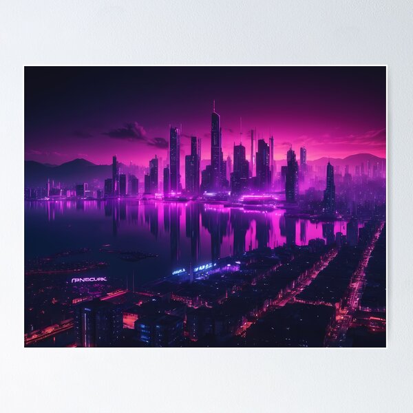 Item preview, Cyberpunk City Skyline designed and sold by papi1998.