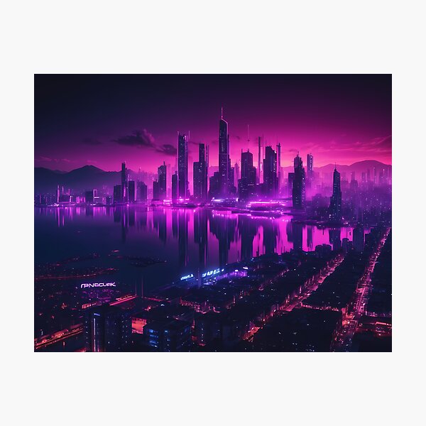 Item preview, Cyberpunk City Skyline designed and sold by papi1998.