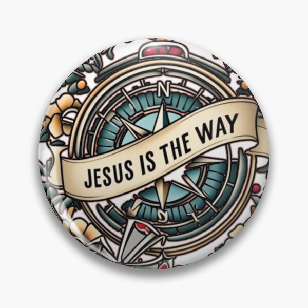 Item preview, Jesus Is the Way – Compass & Cross Faith designed and sold by JassPrintondmd.