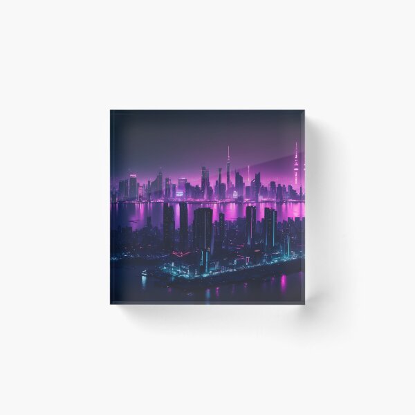 Item preview, Cyberpunk City Skyline designed and sold by papi1998.