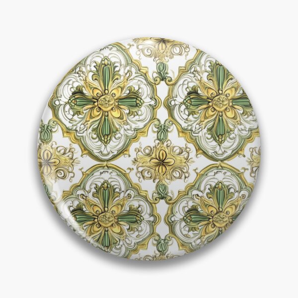 Item preview, Modern Thai Designs - Seamless Gold & Green Patterns for Fashion & Decor designed and sold by IssaraStudio.