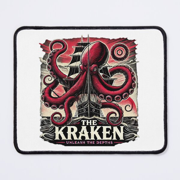 Item preview, The Kraken: Release the Depths designed and sold by MacksMerch.