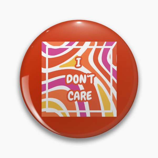 Item preview, I don't care, colorful graphics, colorful stripes designed and sold by silent-violin.