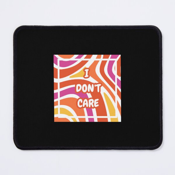 Item preview, I don't care, colorful graphics, colorful stripes designed and sold by silent-violin.