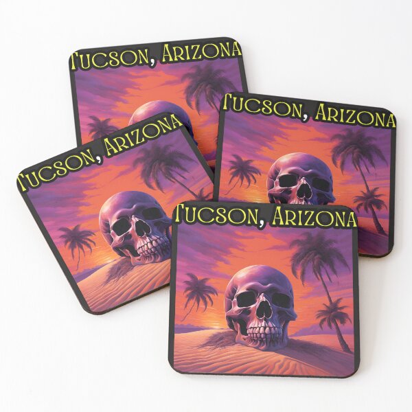 Item preview, Tucson Arizona Sand Skull, City Pride designed and sold by FroggyFly Designs.