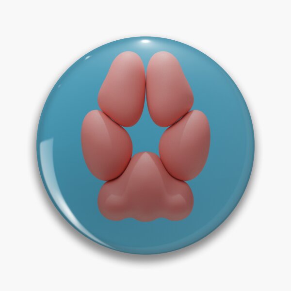 Item preview, Fox-styled 3D Pawpad Design (Pink) designed and sold by Daymusik.