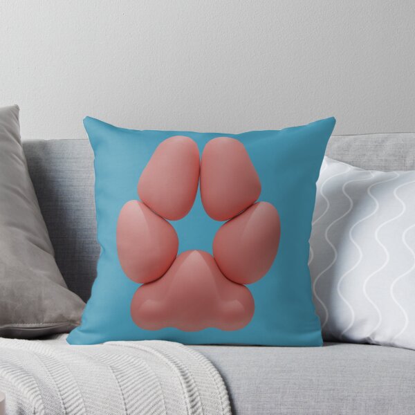 Item preview, Fox-styled 3D Pawpad Design (Pink) designed and sold by Daymusik.