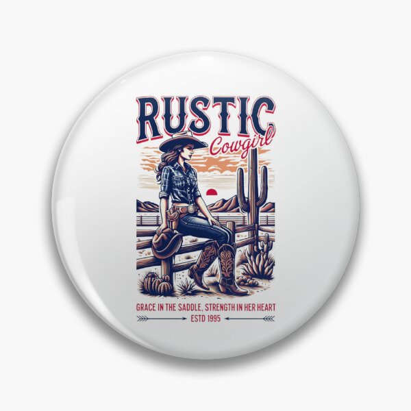 Item preview, Rustic Cowgirl Aesthetic - Western Style Vintage Design designed and sold by Colorful-Garden.