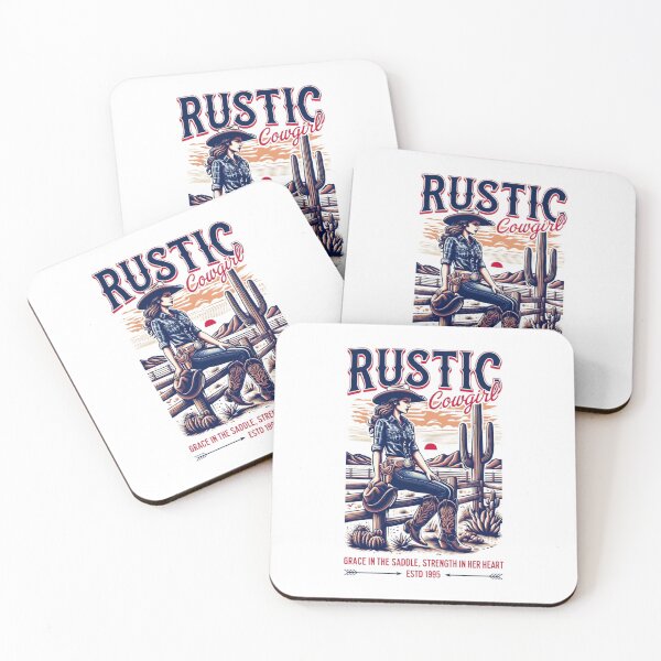 Item preview, Rustic Cowgirl Aesthetic - Western Style Vintage Design designed and sold by Colorful-Garden.