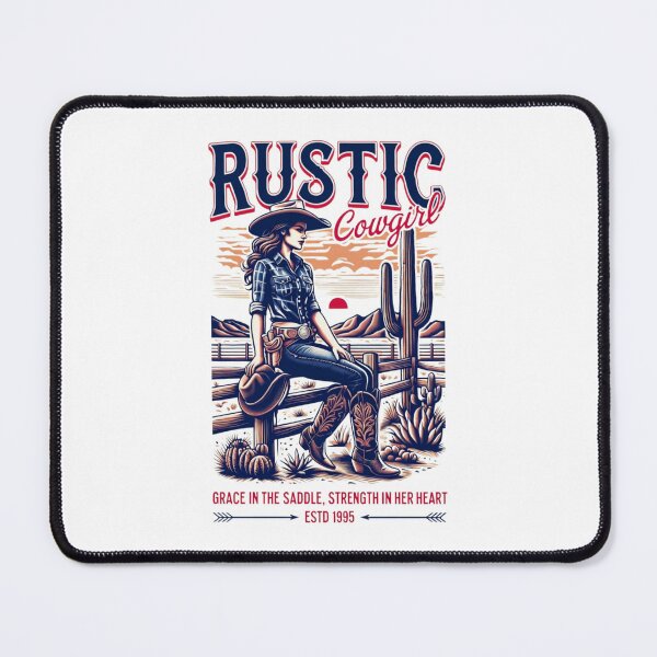 Item preview, Rustic Cowgirl Aesthetic - Western Style Vintage Design designed and sold by Colorful-Garden.