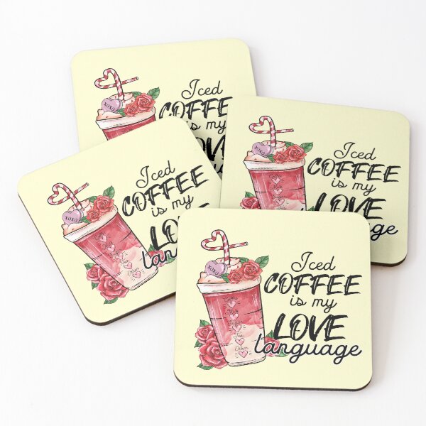 Item preview, Iced Coffee Is my Love Language designed and sold by nookmerch97.