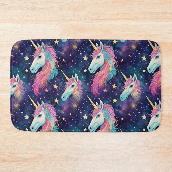 Item preview, Unicorn and stars on a galaxy themed background designed and sold by Designbes.