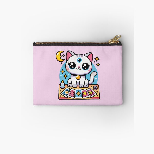 Item preview, kawaii cat doing tarot designed and sold by samah82.