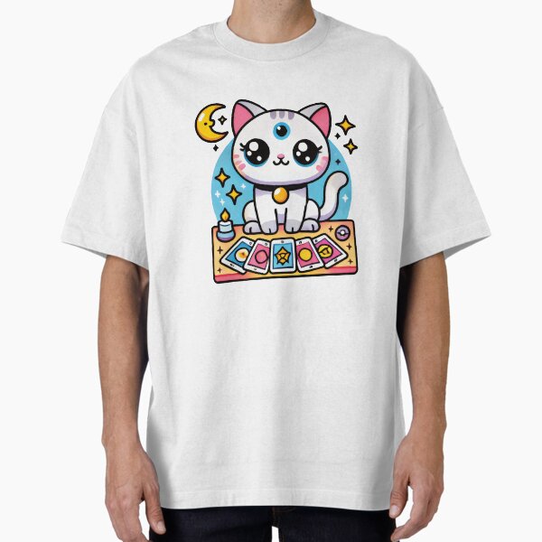 Item preview, Kawaii Katze macht Tarot designed and sold by samah82.