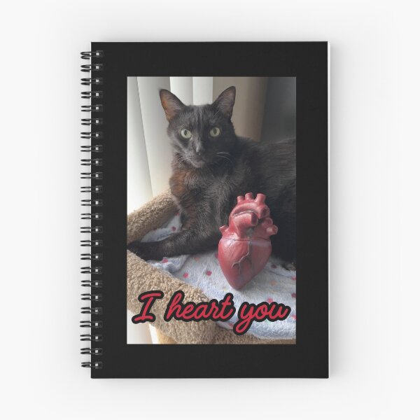 Item preview, Black Cat Valentine • I Heart You designed and sold by MannyShop.