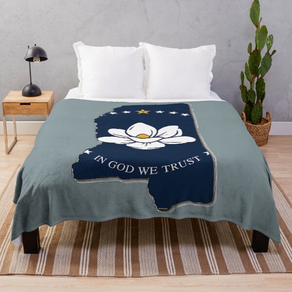 Item preview, Mississippi Map with Mississippi State Flag NEW designed and sold by Havocgirl.