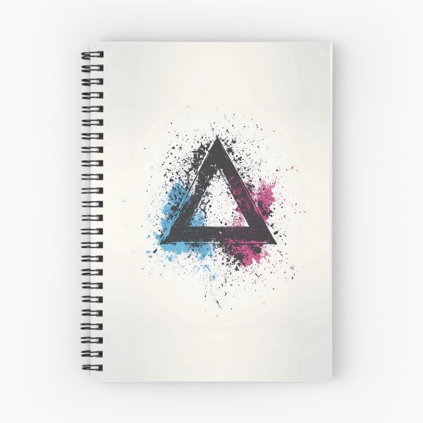 Item preview, Paint Splash Triangle Logo Design designed and sold by GoldenTealArts.