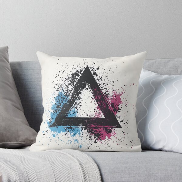 Item preview, Paint Splash Triangle Logo Design designed and sold by GoldenTealArts.