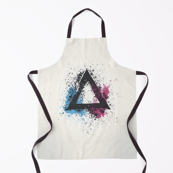 Item preview, Paint Splash Triangle Logo Design designed and sold by GoldenTealArts.