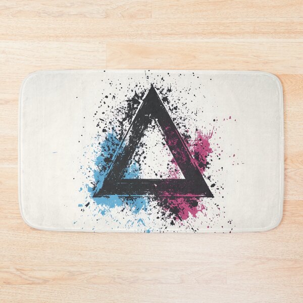 Item preview, Paint Splash Triangle Logo Design designed and sold by GoldenTealArts.