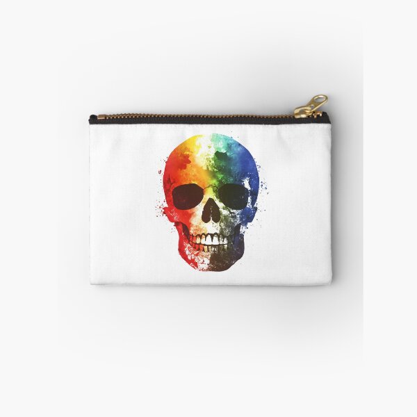 Item preview, Rainbow Skull Minimalist Logo Design designed and sold by GoldenTealArts.