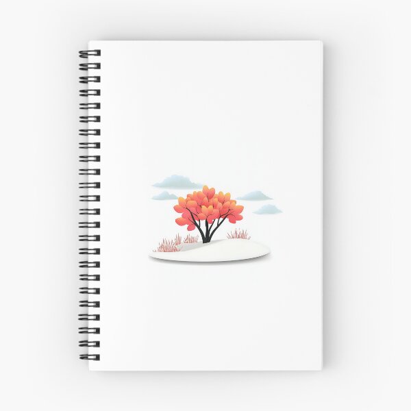 Item preview, Autumn Tree Illustration in Minimalist Vector Style designed and sold by GoldenTealArts.
