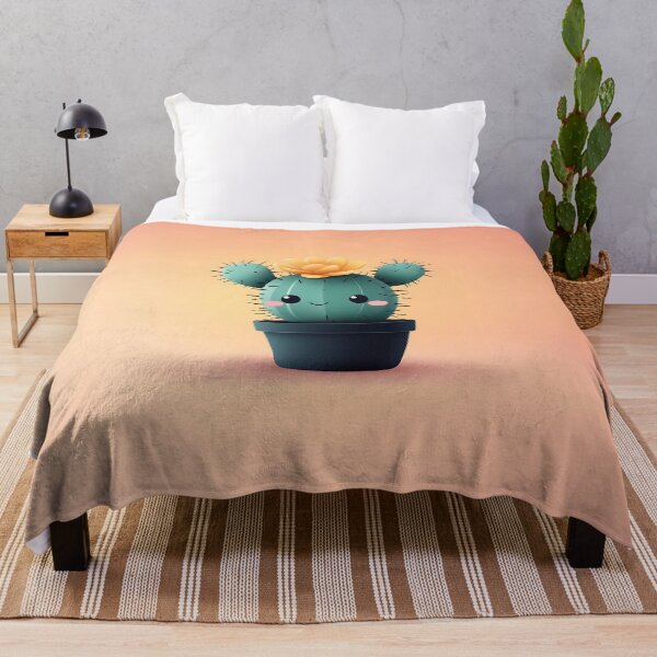 Item preview, Cute Kawaii Cactus in Minimalist Vector Design designed and sold by GoldenTealArts.