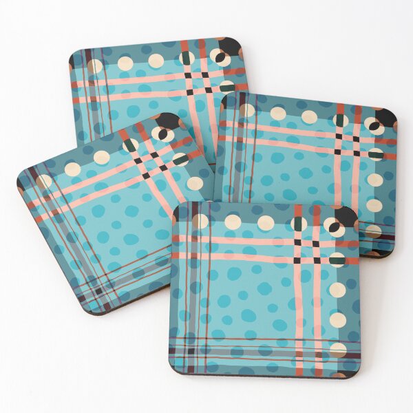 Item preview, new check blue light blue designed and sold by papiermitmir.