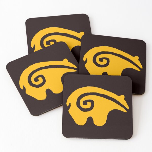 Item preview, Native American Inspired Bear Golden Yellow designed and sold by Havocgirl.