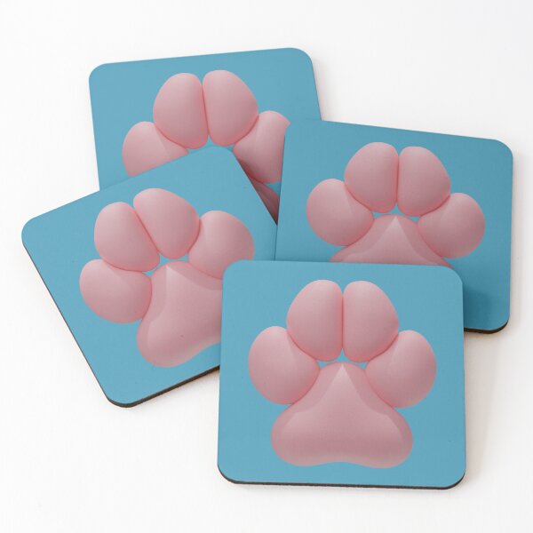 Item preview, Hyena-styled 3D Pawpad Design (Pink) designed and sold by Daymusik.