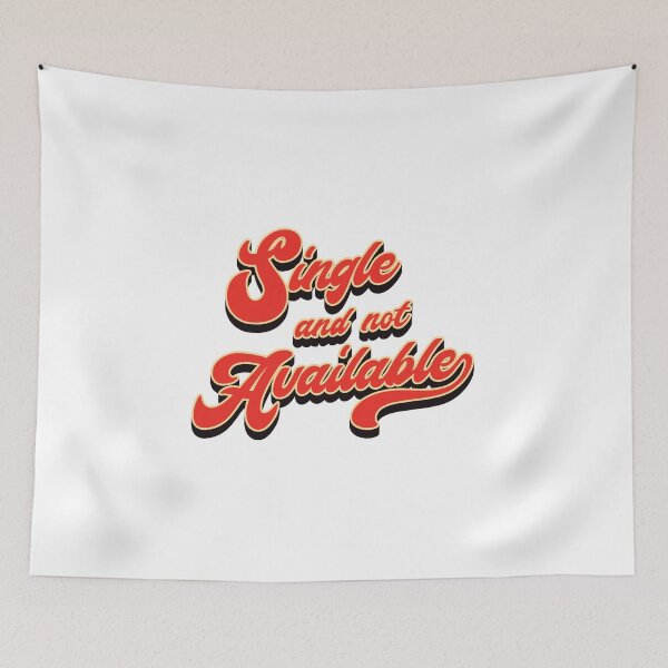 Item preview, Single And Not Available - Anti Valentines designed and sold by Whimsical  Thinker.