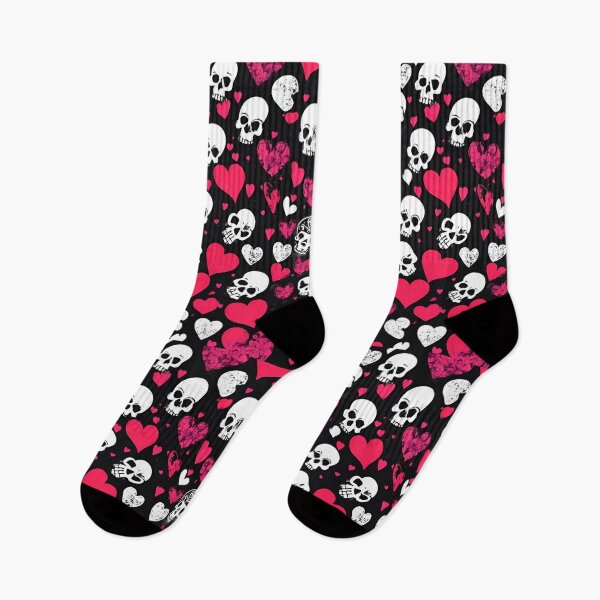 Item preview, Spooky Scary Love, Skulls and Hearts designed and sold by FroggyFly Designs.