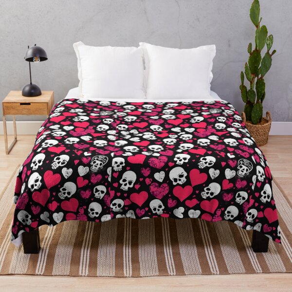 Item preview, Spooky Scary Love, Skulls and Hearts designed and sold by FroggyFly Designs.