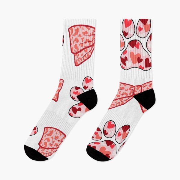 Item preview, pink bows  and dog paw, cute print, t-shirt design, mug decal, cover designed and sold by NatalkaP.