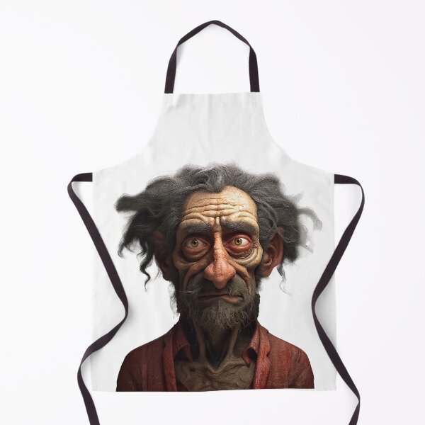 Item preview, Caricature Portrait Whimsical Portrait of an Eccentric Elder designed and sold by Amanda's Factory.