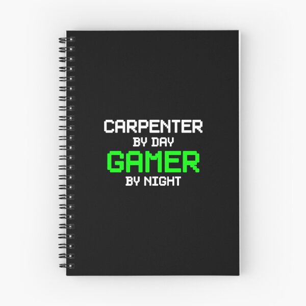 Item preview, Carpenter By Day, Gamer By Night - Funny Carpenter Gamer designed and sold by zhilwahesani.