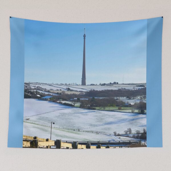 Item preview, Emley Moor Mast Winter designed and sold by Alisonchambers2.