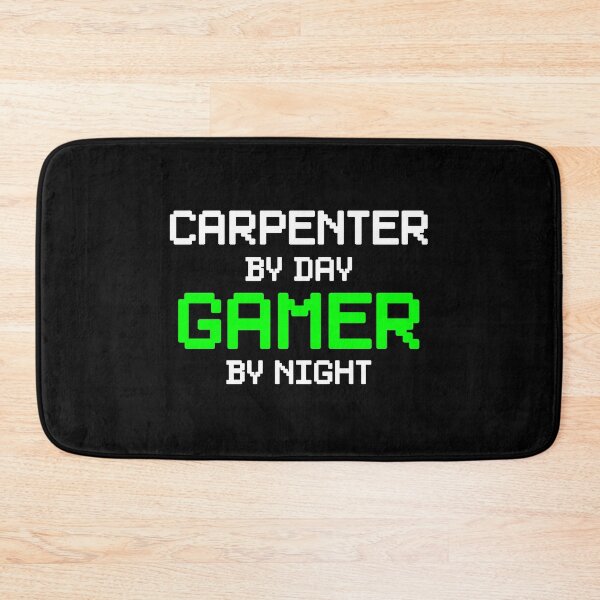 Item preview, Carpenter By Day, Gamer By Night - Funny Carpenter Gamer designed and sold by zhilwahesani.