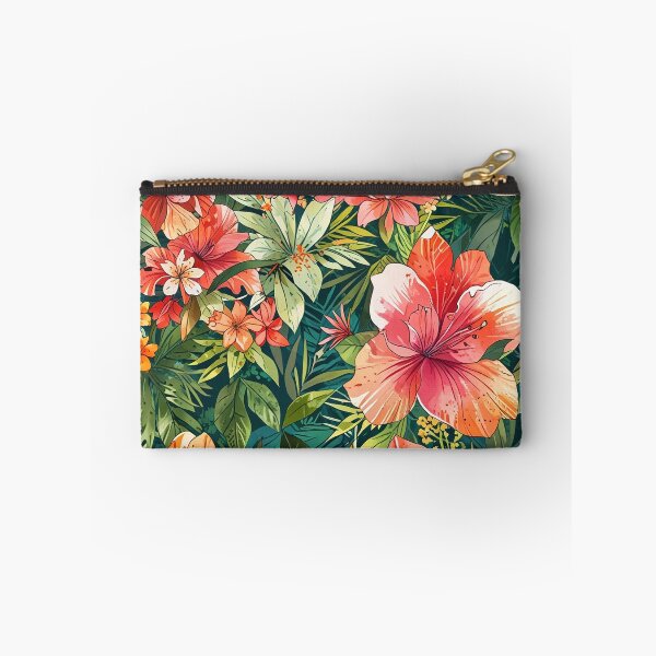 Item preview, Bold tropical flower composition, large red blooms designed and sold by CoolPixels.