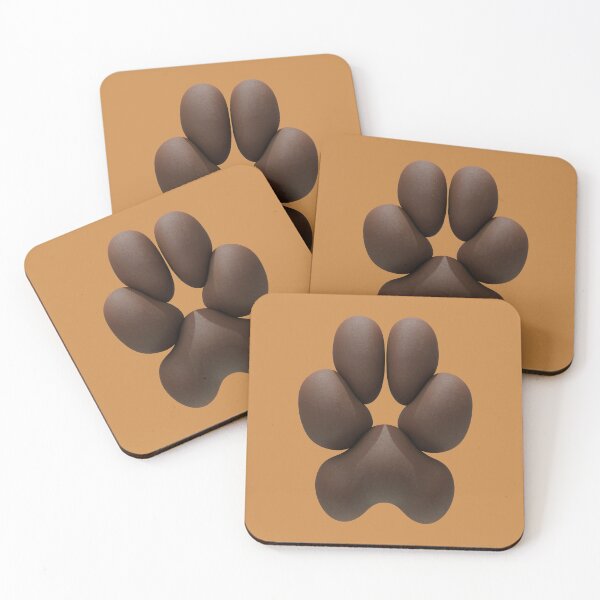 Item preview, Jackal-styled 3D Pawpad Design (Brown) designed and sold by Daymusik.