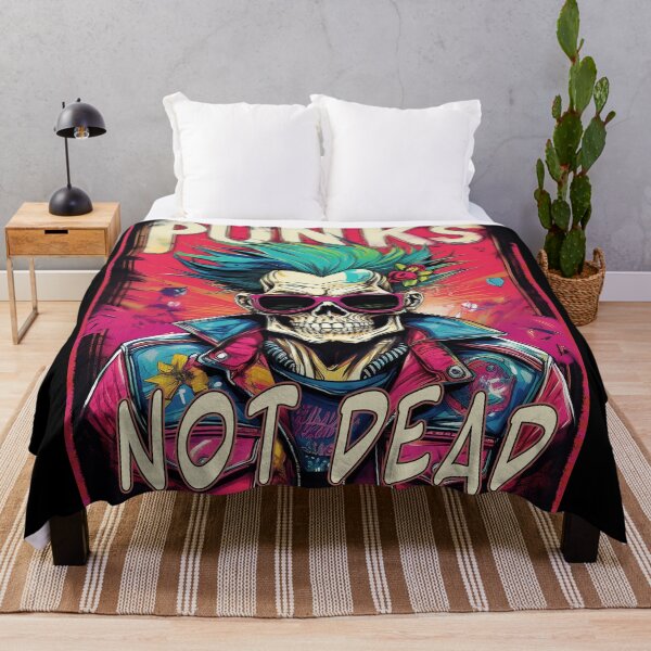 Item preview, punks not dead designed and sold by Go Easy Apparel.