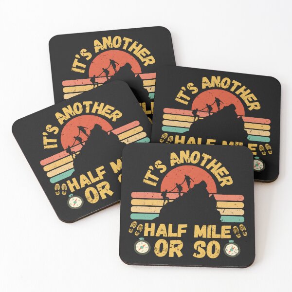 Item preview, Funny Hiking It’s Another Half Mile or So Retro Distressed designed and sold by Guess4best.