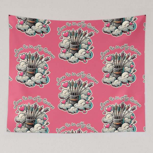 Item preview, Love Is in My Quiver - Whimsical Archery Love Design designed and sold by Dantin.