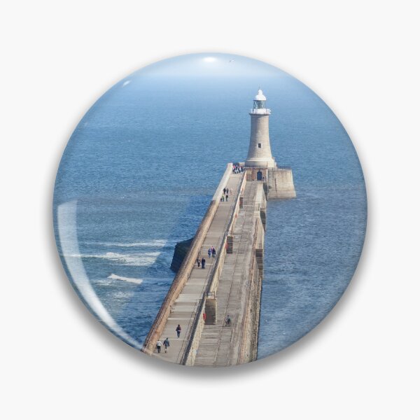 Item preview, Tynemouth Pier and lighthouse, Viewed from inside the Priory castle. designed and sold by David Patterson.