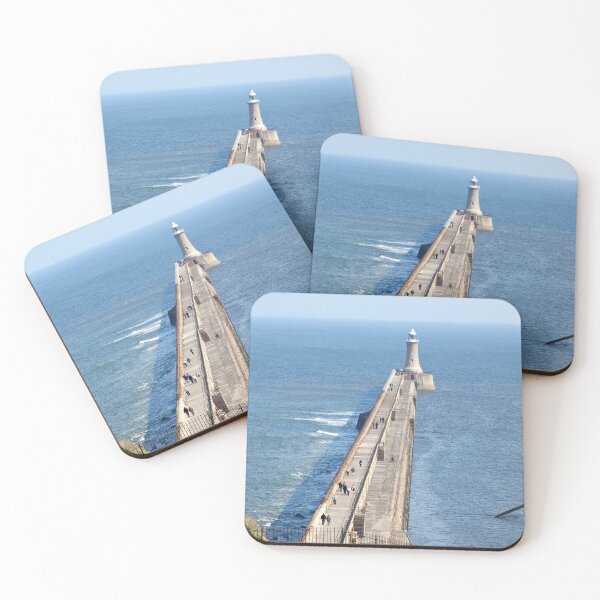 Item preview, Tynemouth Pier and lighthouse, Viewed from inside the Priory castle. designed and sold by David Patterson.